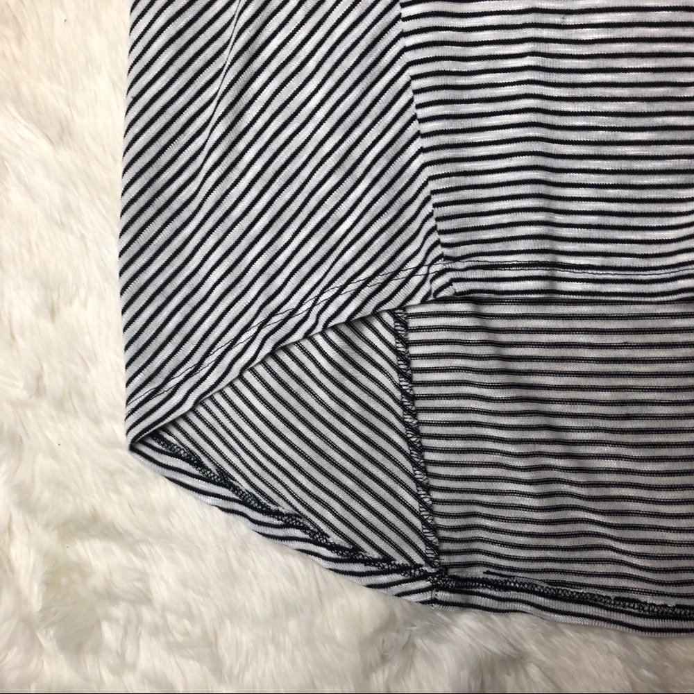 Mossimo Black White Striped Tunic - Picture 5 of 6